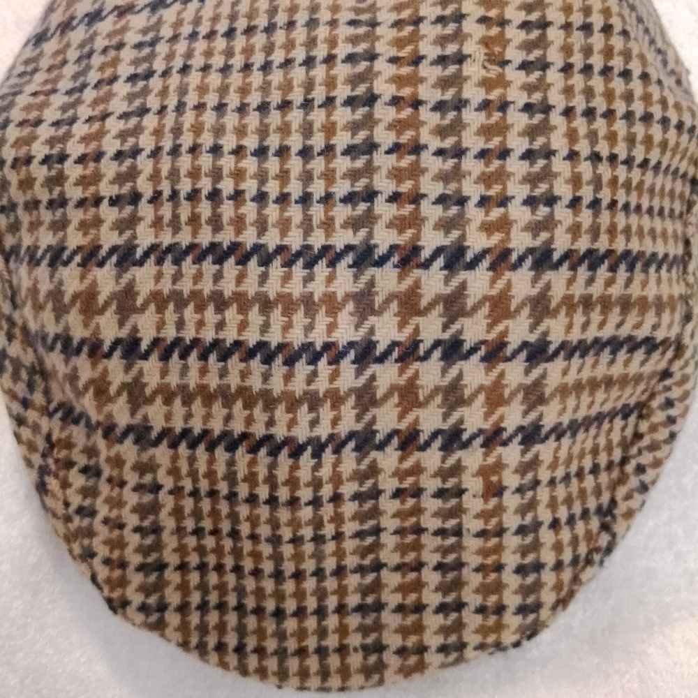 Plaid 100% Wool Brim by Harvard Headware.  NWOT sz LG
